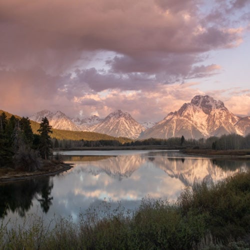 Oxbow Bend sunrise at Grand Teton National Park