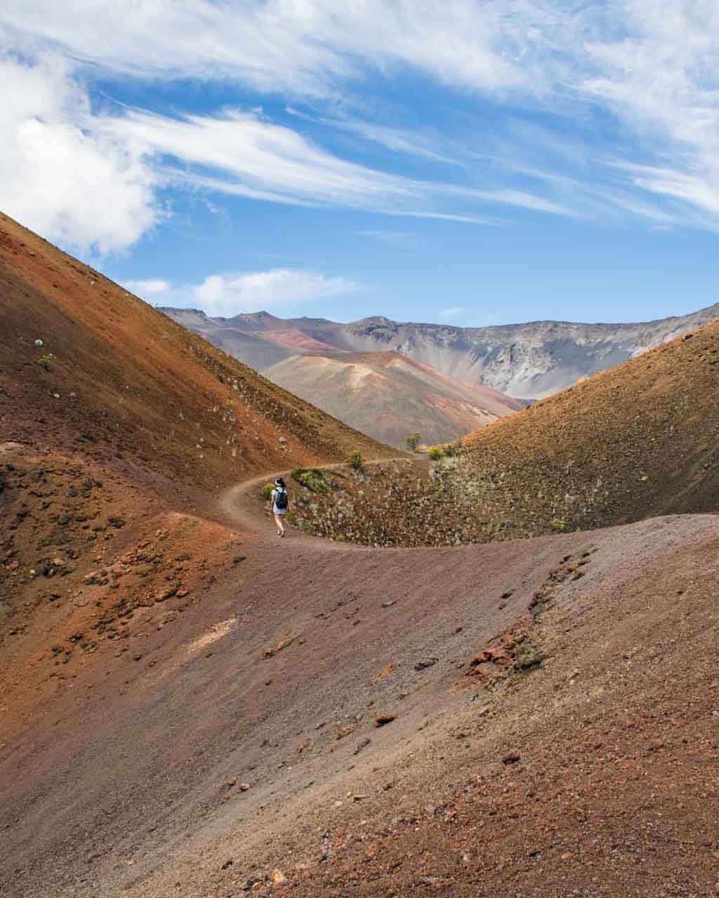 Pele's Paint Pot hike, Haleakala National Park Crater, Maui, Hawaii