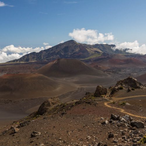 Sliding Sands Trail in Haleakala National Park, Maui, Hawaii