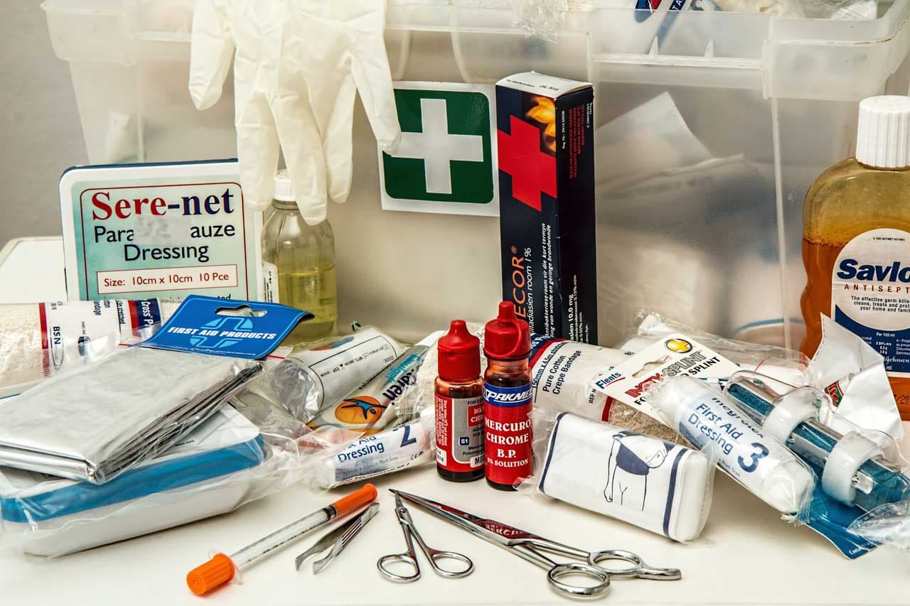 Basic First-Aid Kit Items, Essentials and Supplements for Hiking and Camping