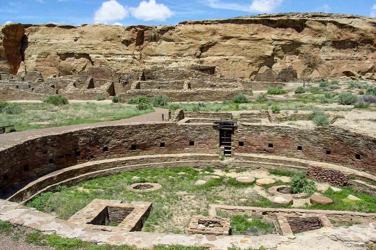 Chaco Culture National Historical Park on Route 66 in New Mexico, USA