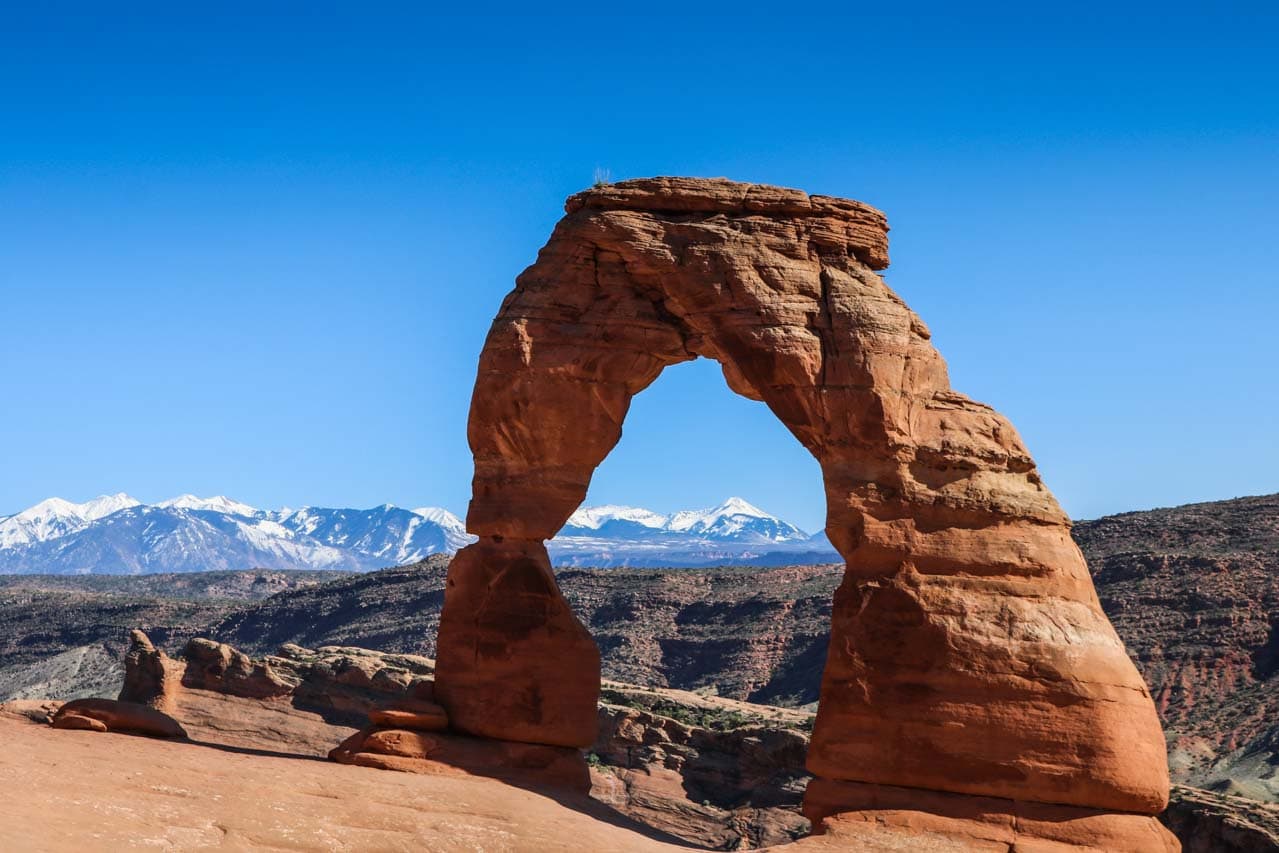 Delicate Arch, Arches National Park near Salt Lake City, Utah