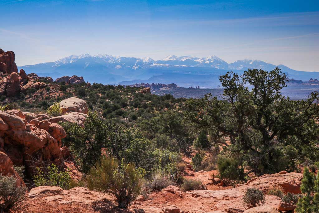 Arches National Park landscape, Fiery Furnace Viewpoint, Utah