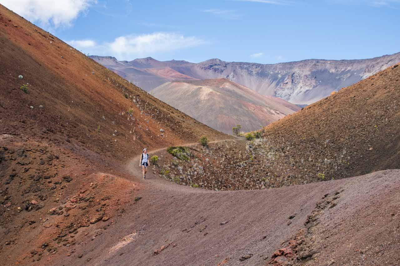 Sliding Sands Trail and Pele's Paint Pot, Haleakala National Park hikes, Maui