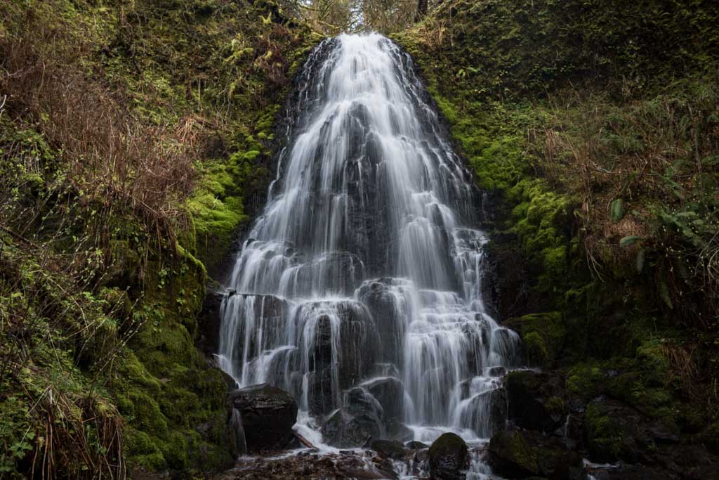 Fairy Falls in the Columbia River Gorge, Oregon
