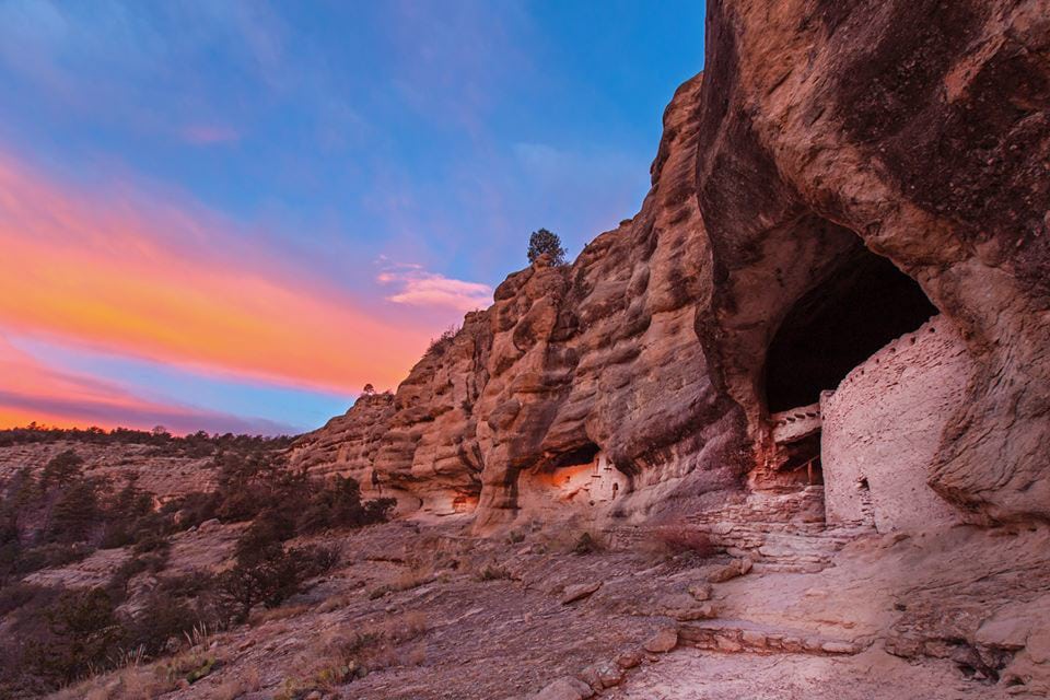 Gila Cliff Dwellings National Monument, New Mexico - Photo Credit NPS