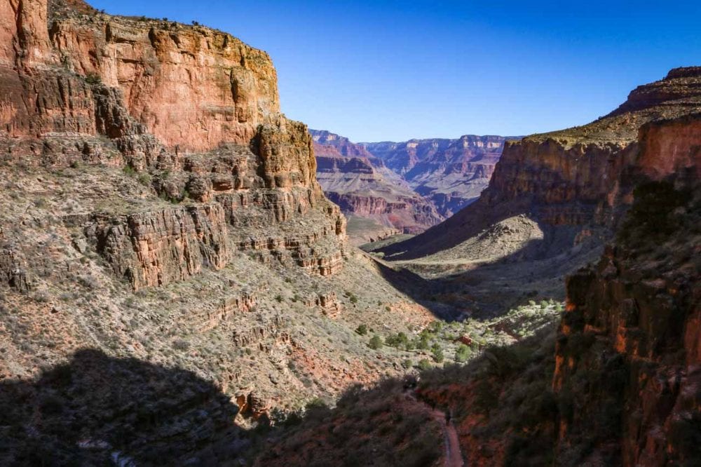 Backpackers in Grand Canyon National Park, Arizona