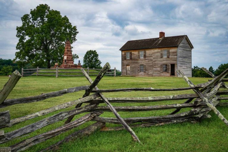 Manassas National Battlefield Park in Virginia, USA