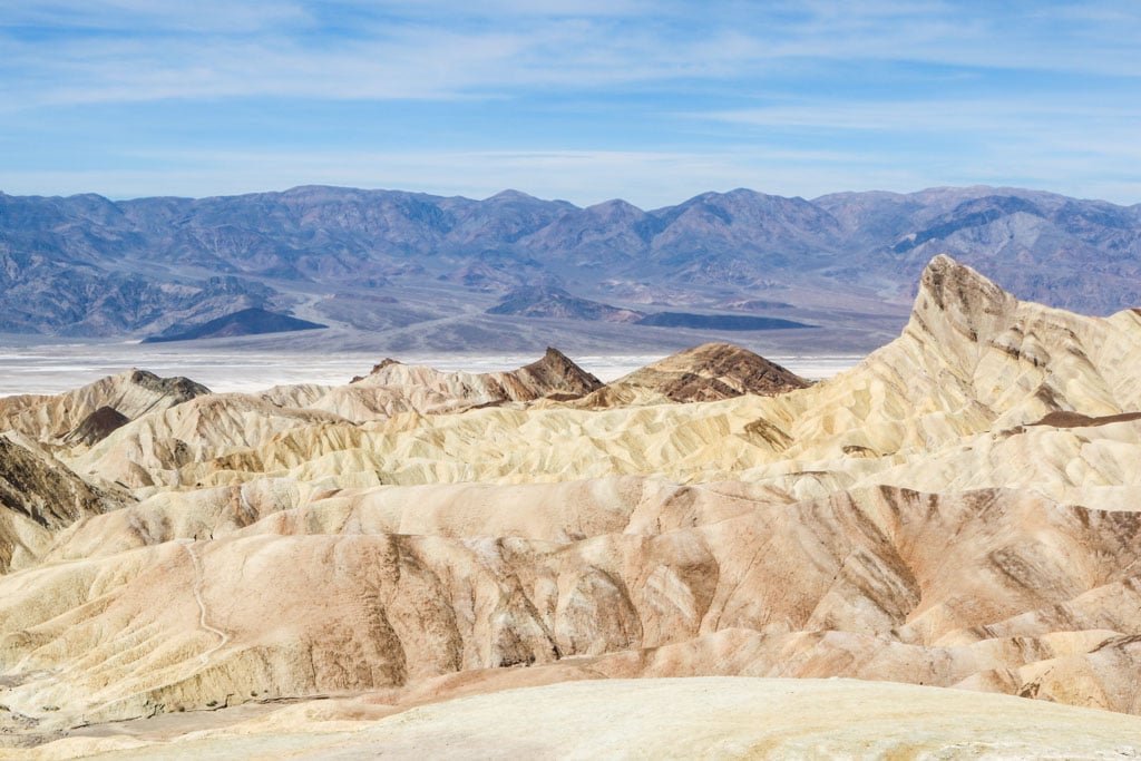 Zabriskie Point landscape, Death Valley National Park