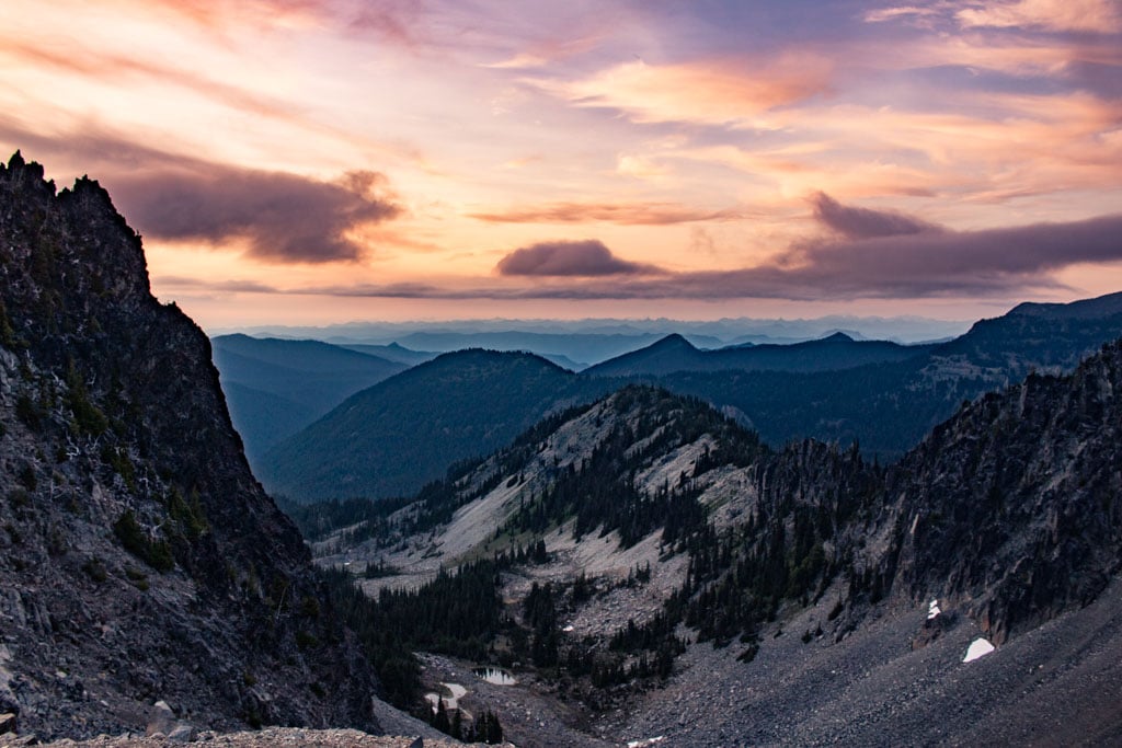 Cascade Range in Mount Rainier National Park, Washington - Pacific Northwest National Parks Road Trip