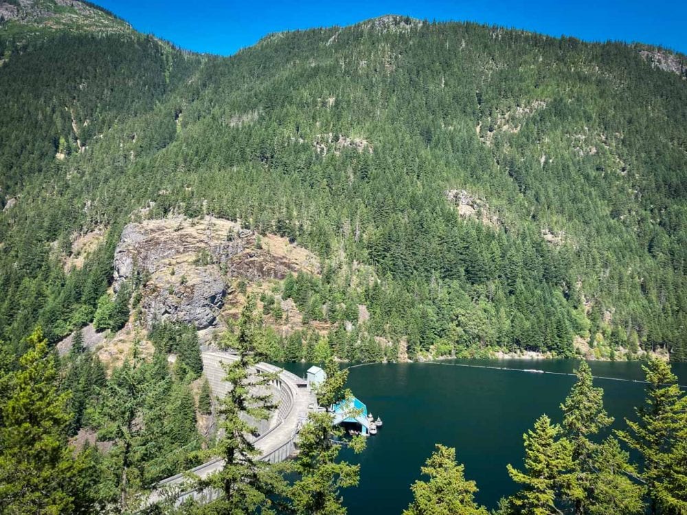 Ross Lake Dam, North Cascades Attractions, Washington