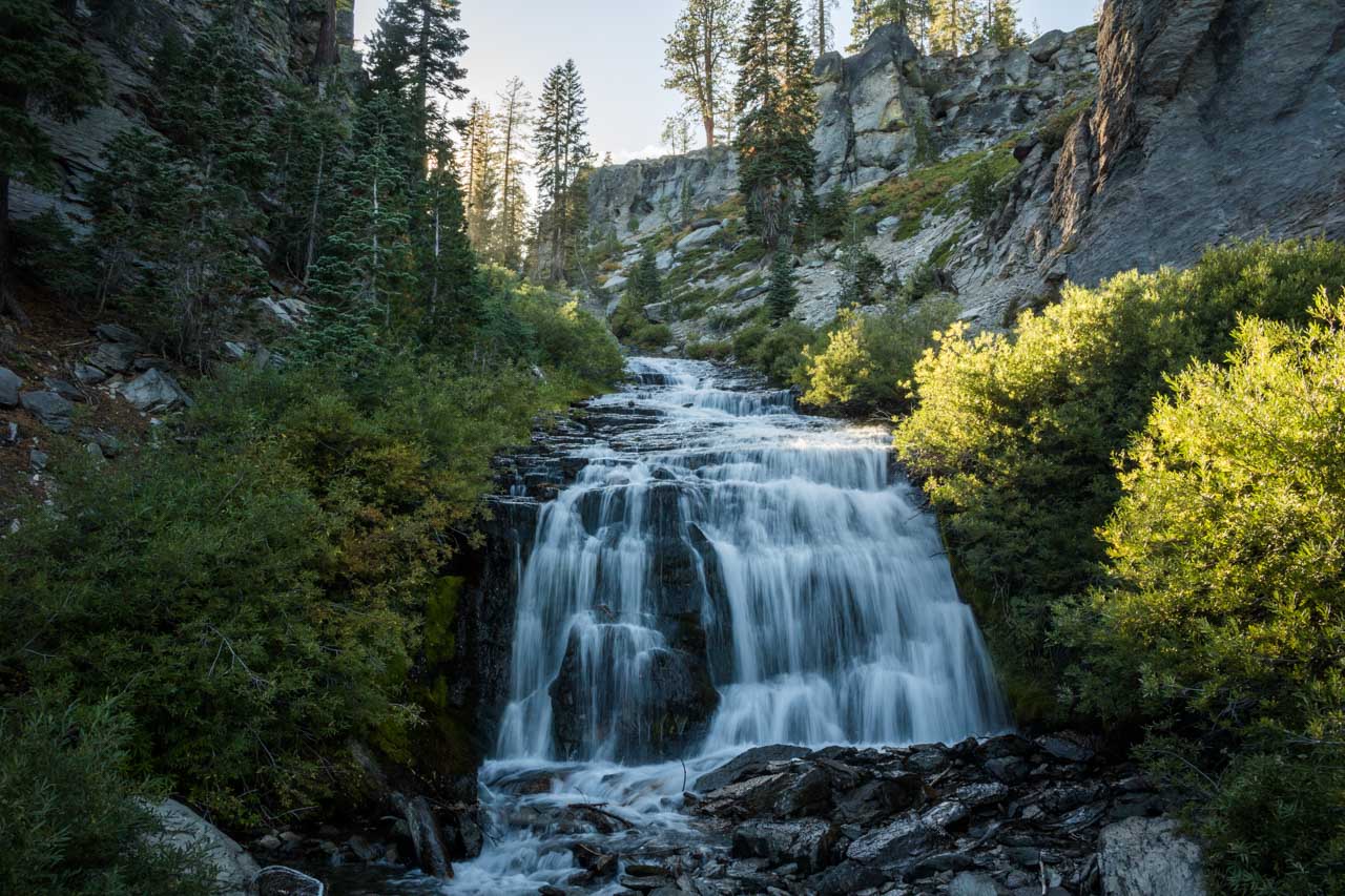 Kings Creek waterfall, best hikes in Lassen Volcanic National Park, California