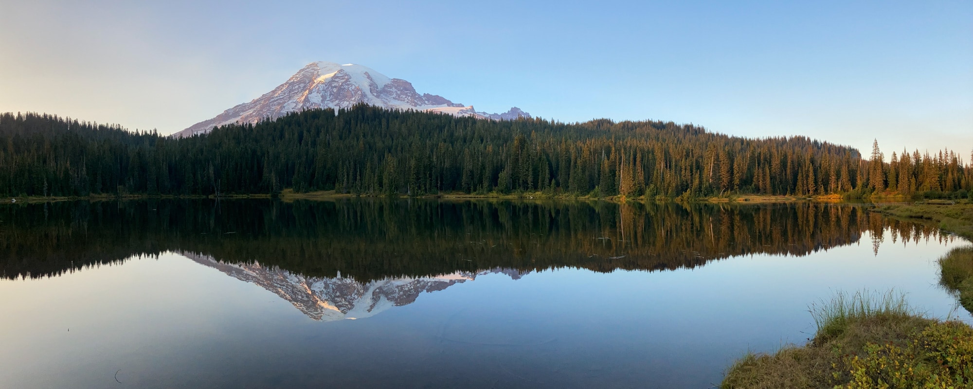 Mount Rainier National Park, Washington - Banner Reflection Lakes