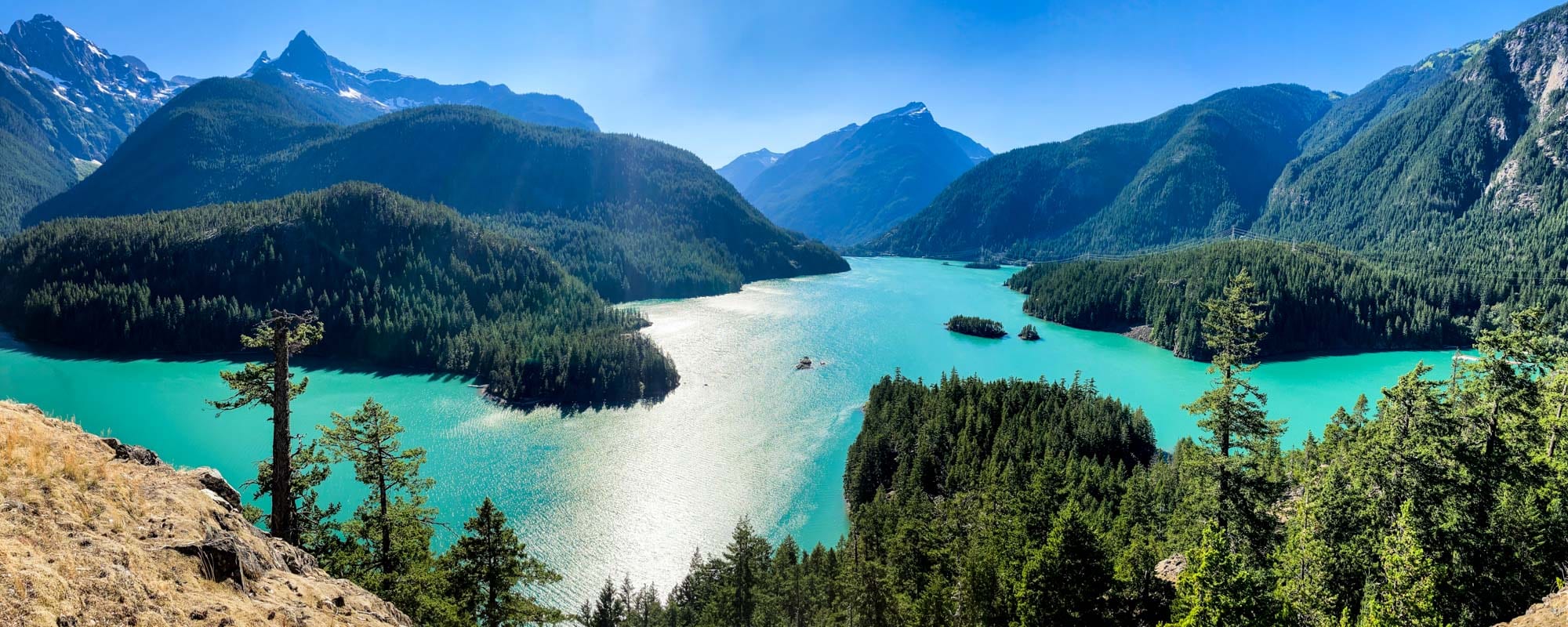 North Cascades National Park, Washington - Banner Diablo Lake