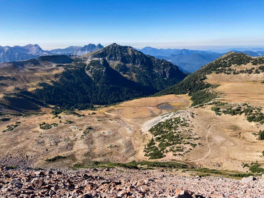 View from Burroughs Mountain, Mount Rainier National Park, Washington