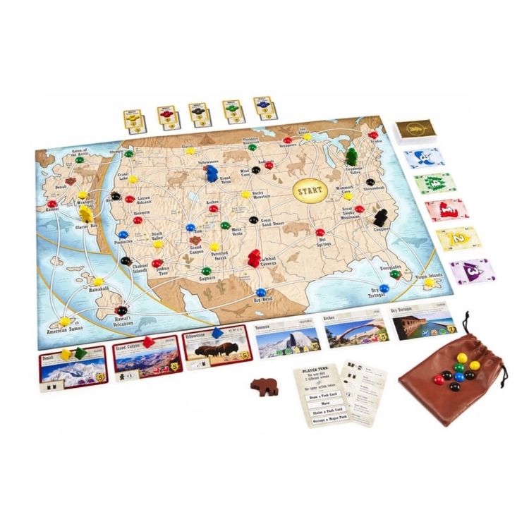Trekking the National Parks Board Game - National Park Gifts