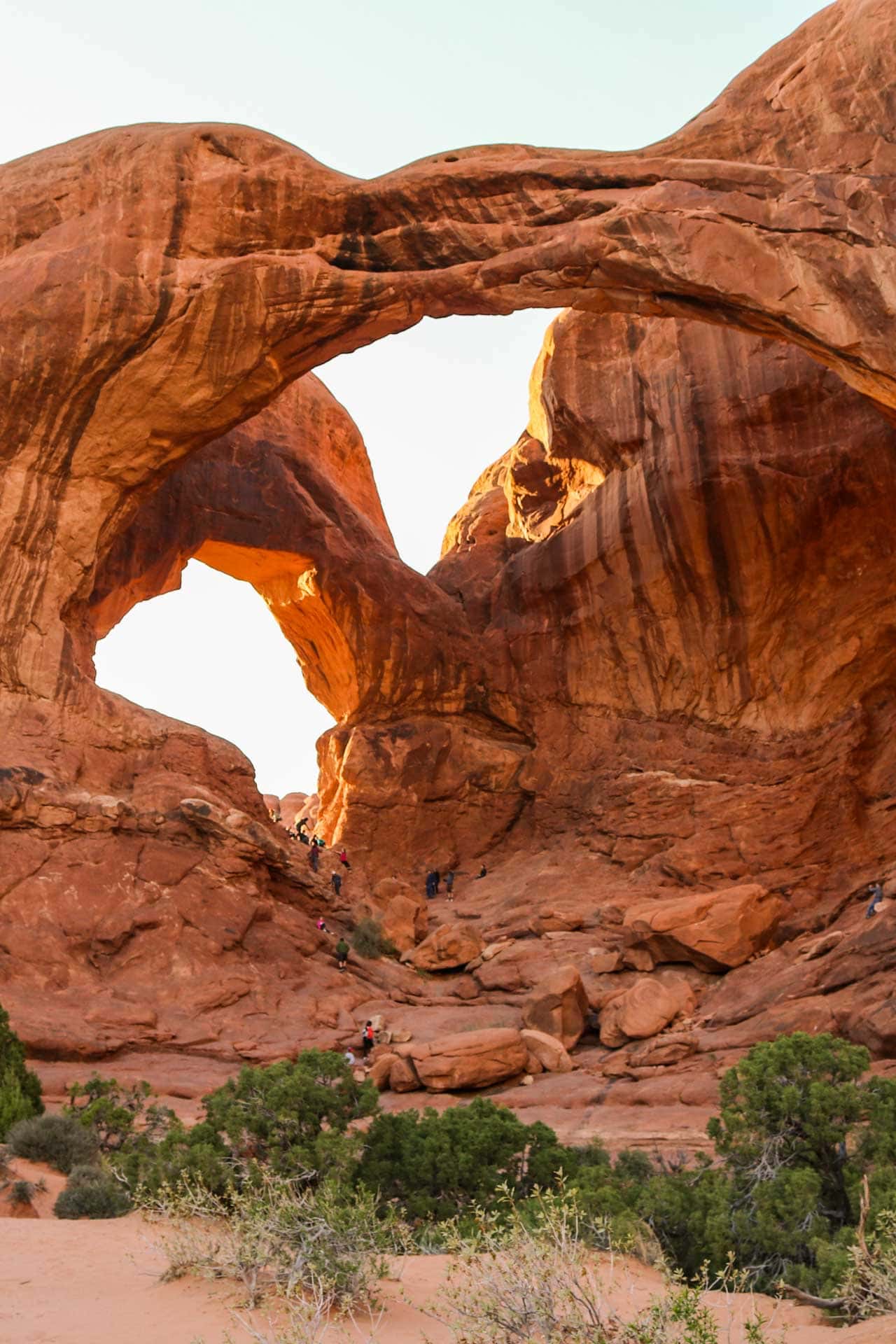 Fun facts about national parks: Arches National Park comprises the most natural rock arches in the world.