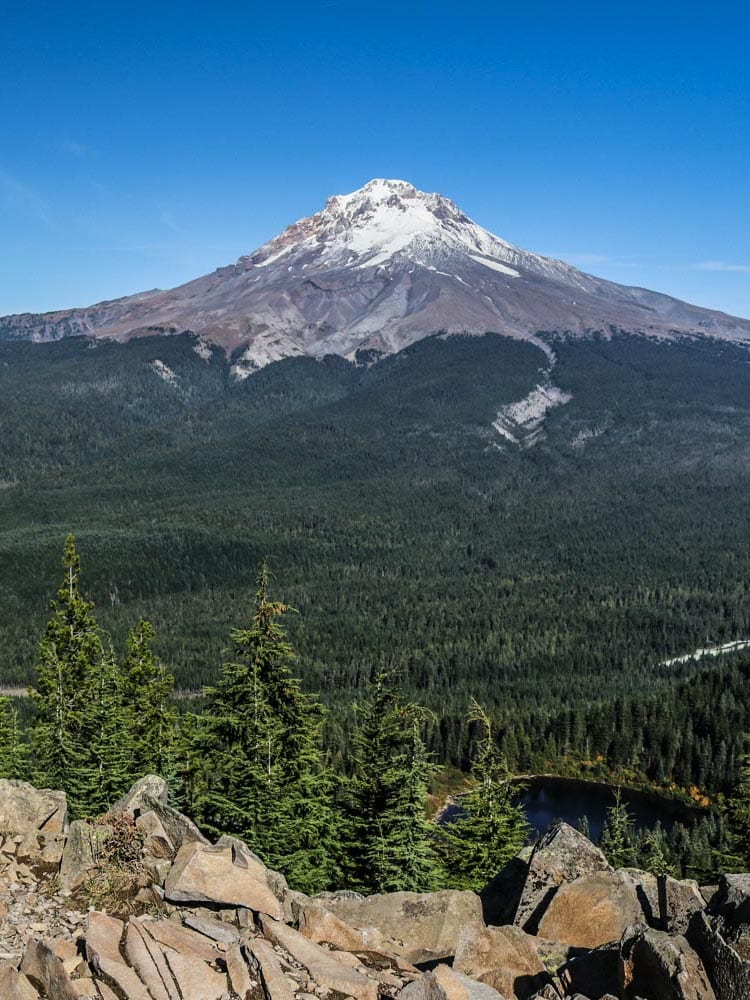 Mt. Hood seen from Tom, Dick and Harry Mountain, Oregon