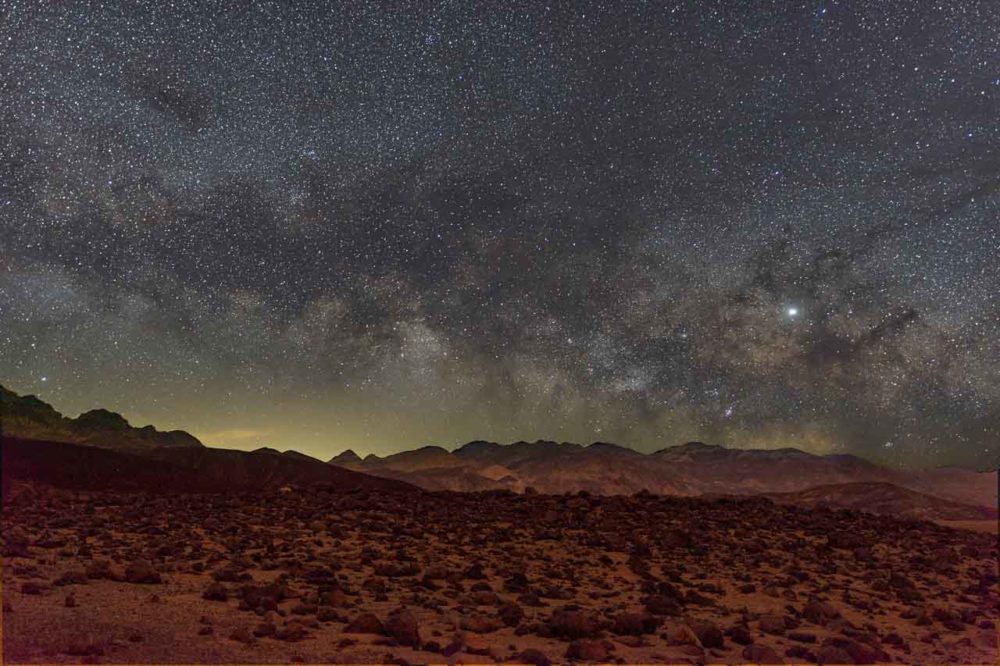 Night sky in Death Valley National Park - Photo credit NPS