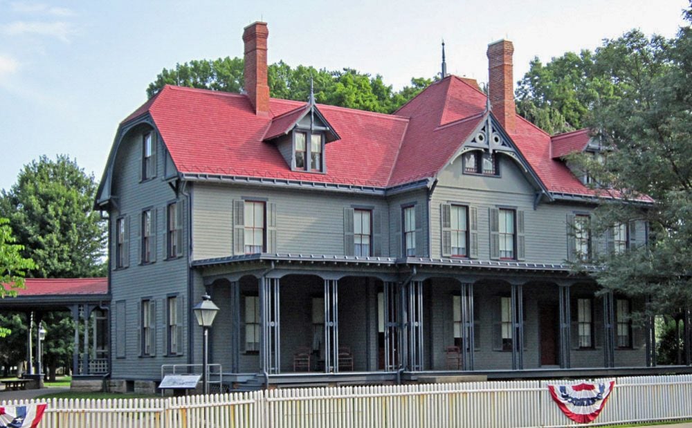 James A. Garfield National Historic Site Lawnfield, Ohio - Credit NPS - Presidential National Parks