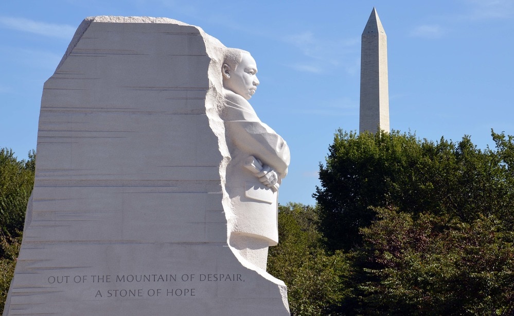 Martin Luther King, Jr. Memorial, Washington DC - Credit NPS Bill Shugarts