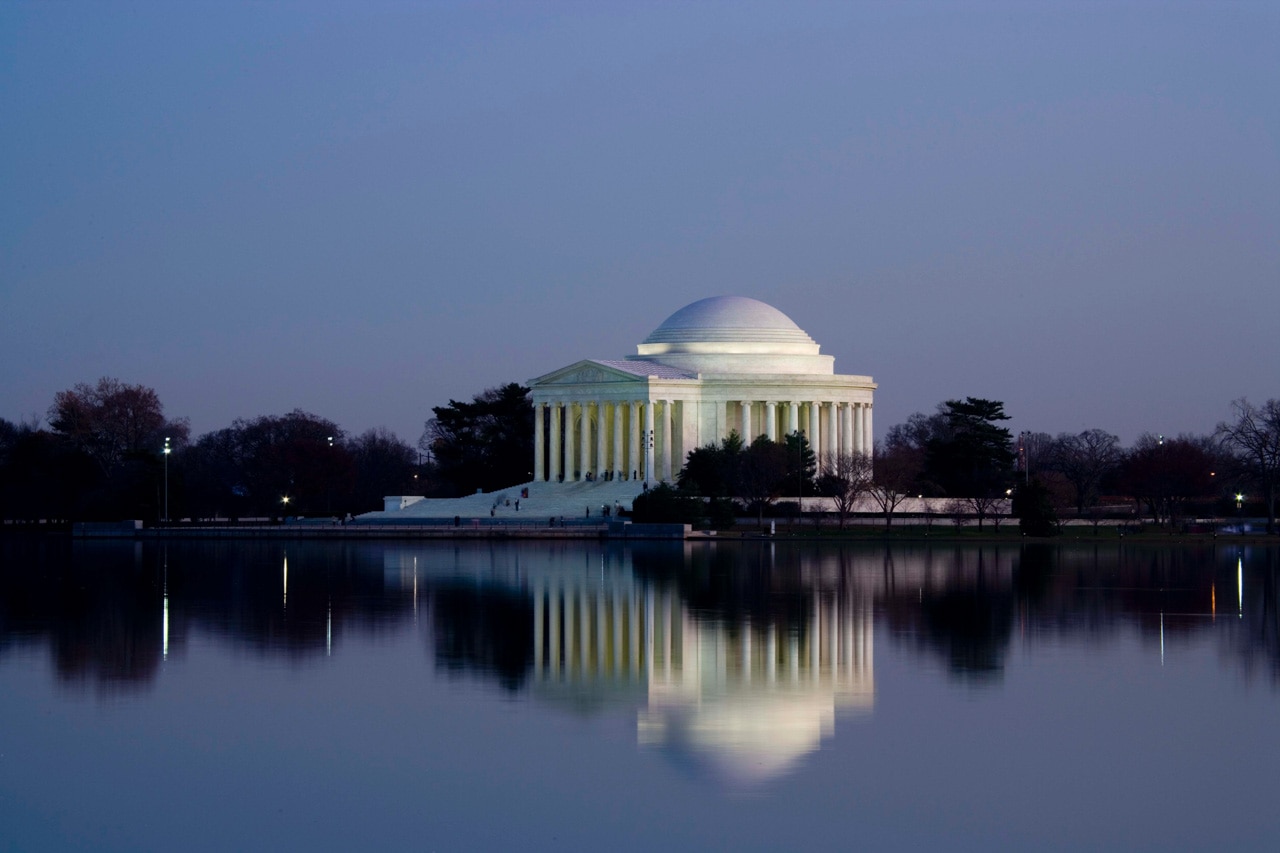 Thomas Jefferson Memorial, Washington DC - Credit NPS