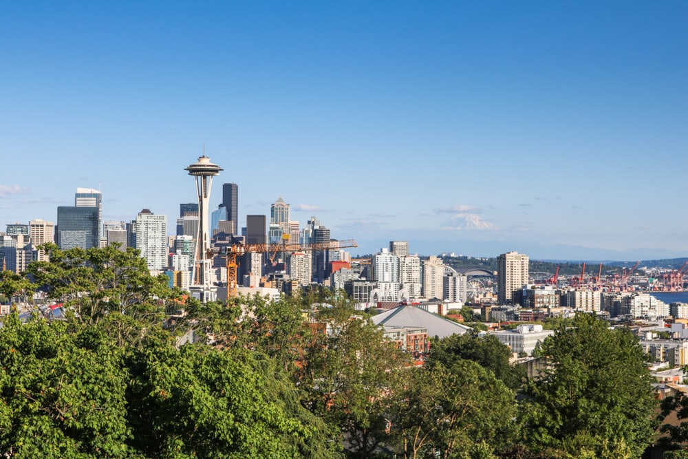Skyline of Seattle, Washington - Cities near National Parks