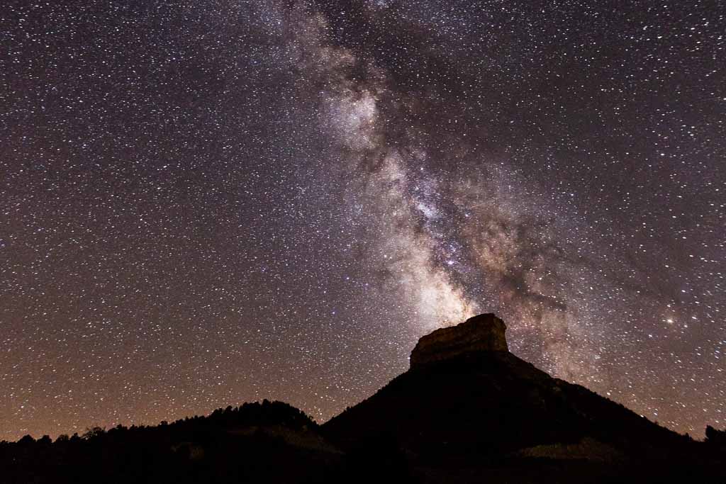 Milky Way in Mesa Verde National Park - Credit NPS Jacob W. Frank