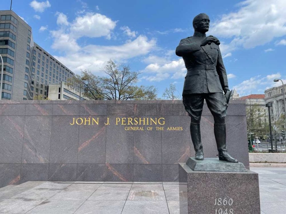 World War I Memorial General Pershing Statue - Photo Credit NPS