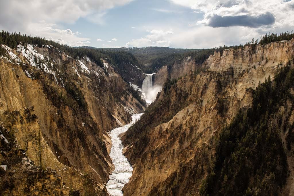 Artist Point, Grand Canyon of the Yellowstone, one of the most spectacular places to visit in Yellowstone National Park