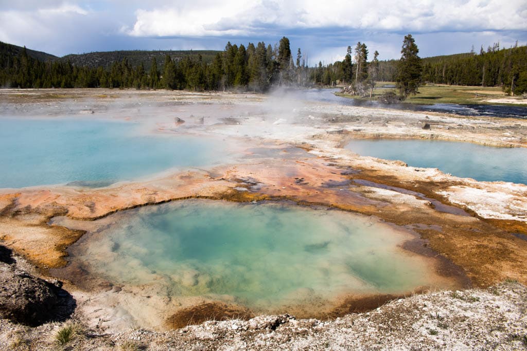 Biscuit Basin near Old Faithful is one of my favorite places in Yellowstone National Park