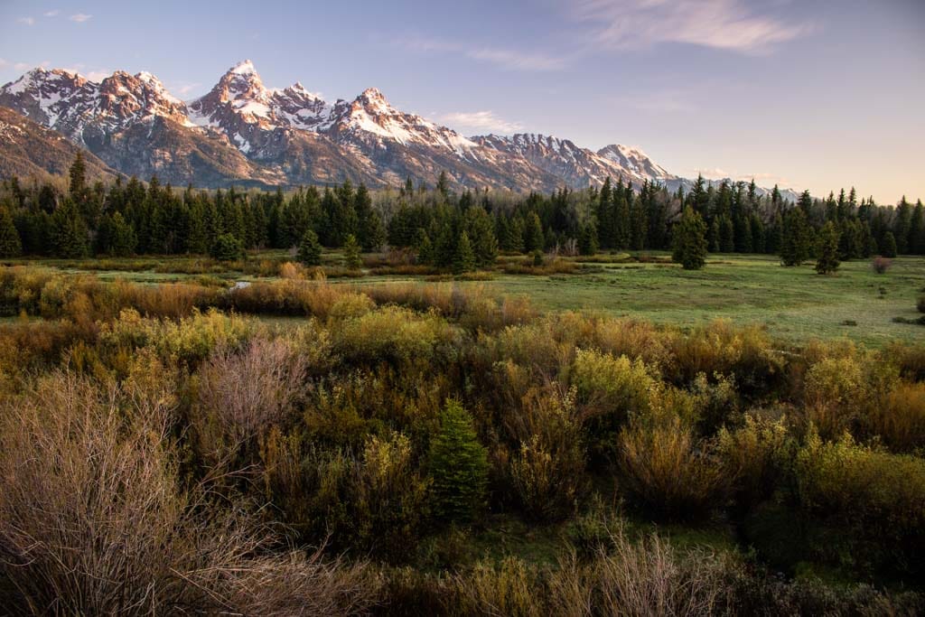 Blacktail Ponds Overlook, top attractions in Grand Teton National Park, Wyoming