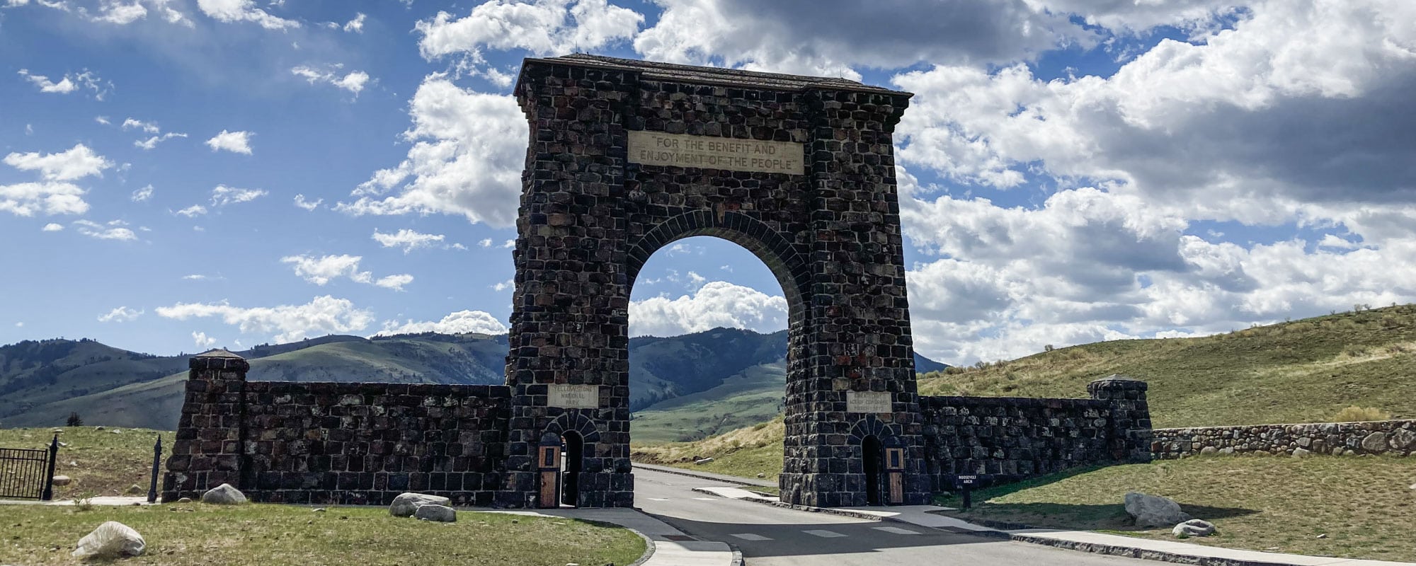 Roosevelt Arch in Gardiner, Montana