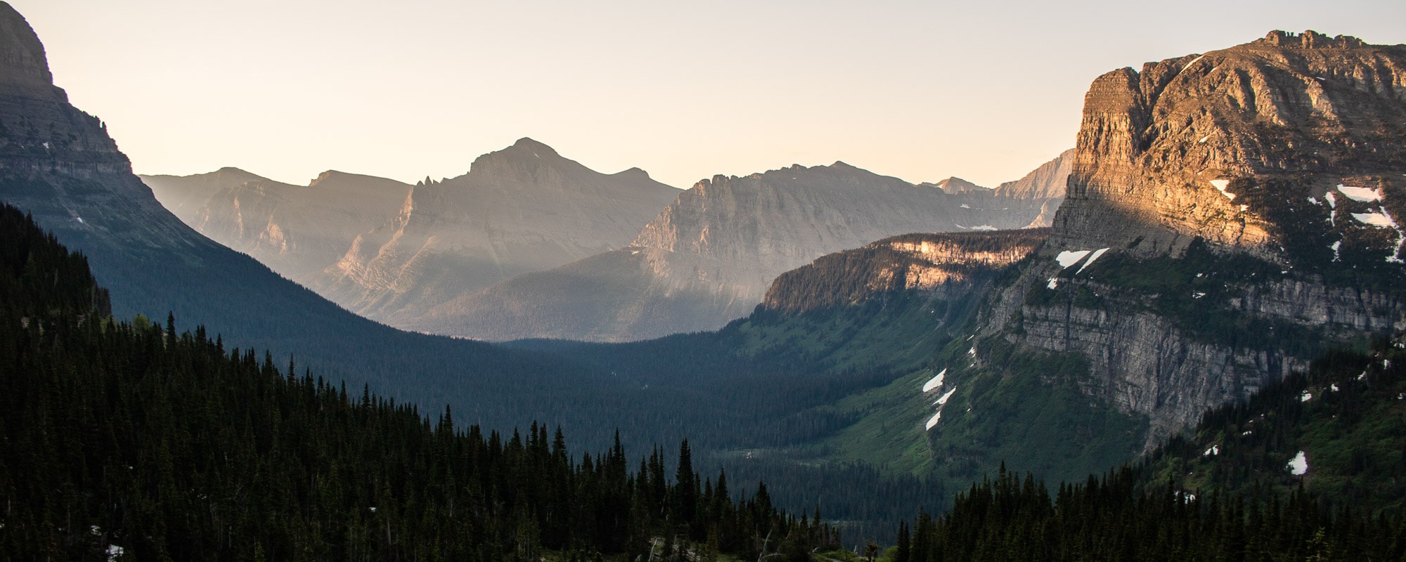 Glacier National Park - Going-to-the-Sun Road sunrise