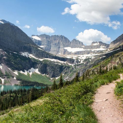 Grinnell Glacier Trail in Many Glacier, Glacier National Park