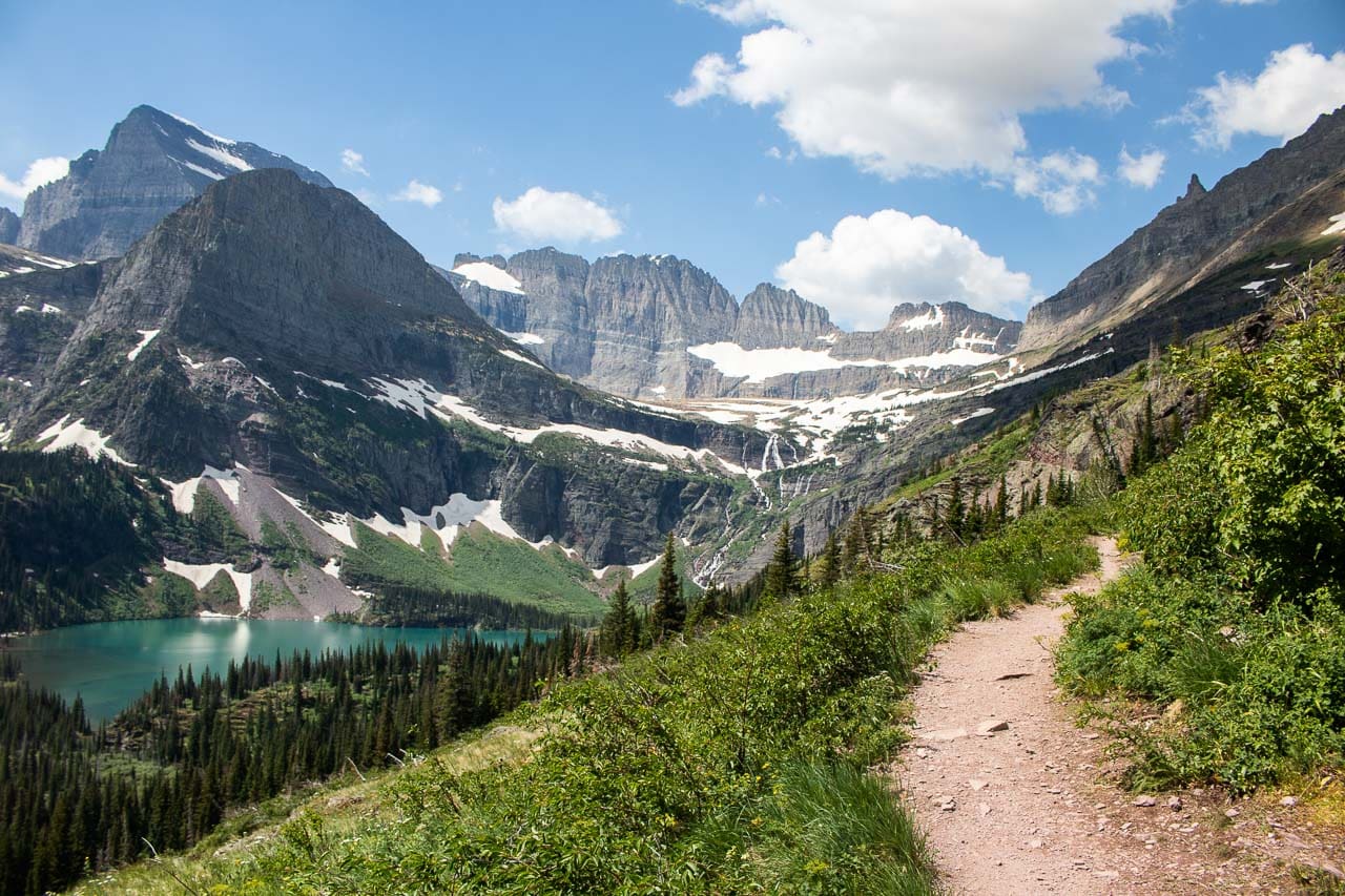 Grinnell Glacier Trail, one of the best day hikes in Glacier National Park, Montana