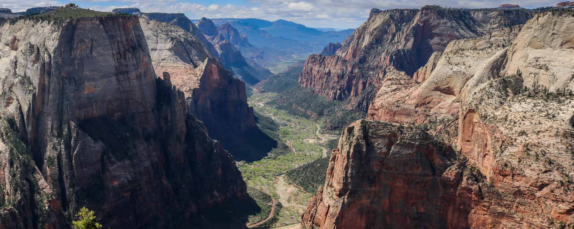 Zion Canyon seen from Observation Point, Zion National Park, Utah