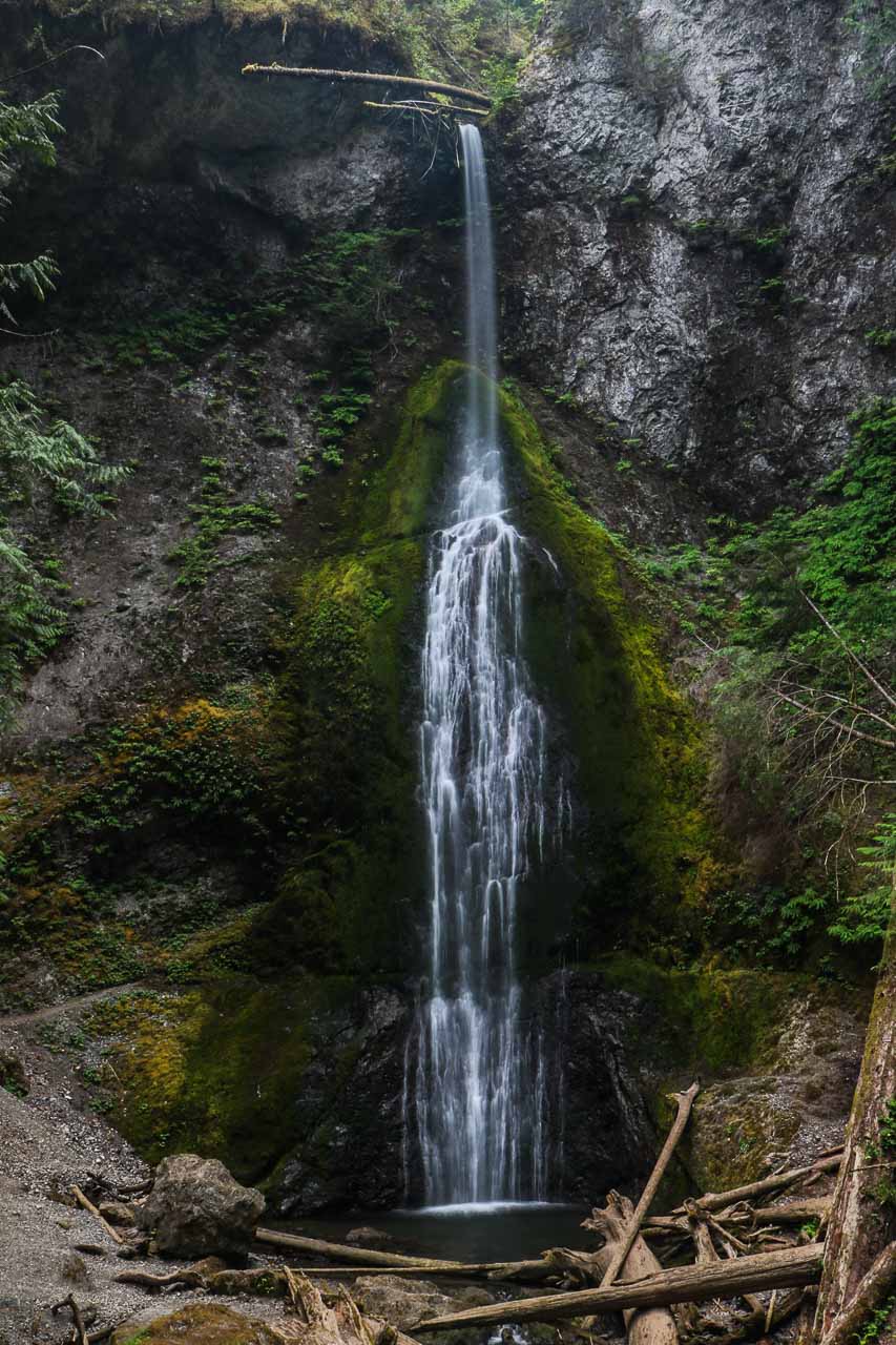 Marymere Falls, Easy Hikes in Olympic National Park, Washington