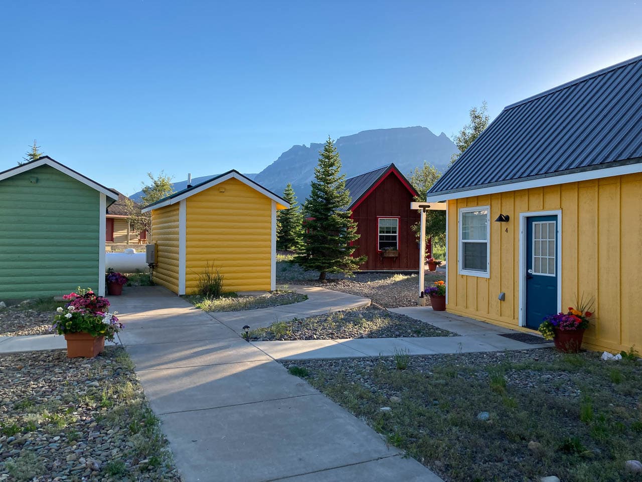 Tiny Homes at St. Mary Village, Glacier National Park