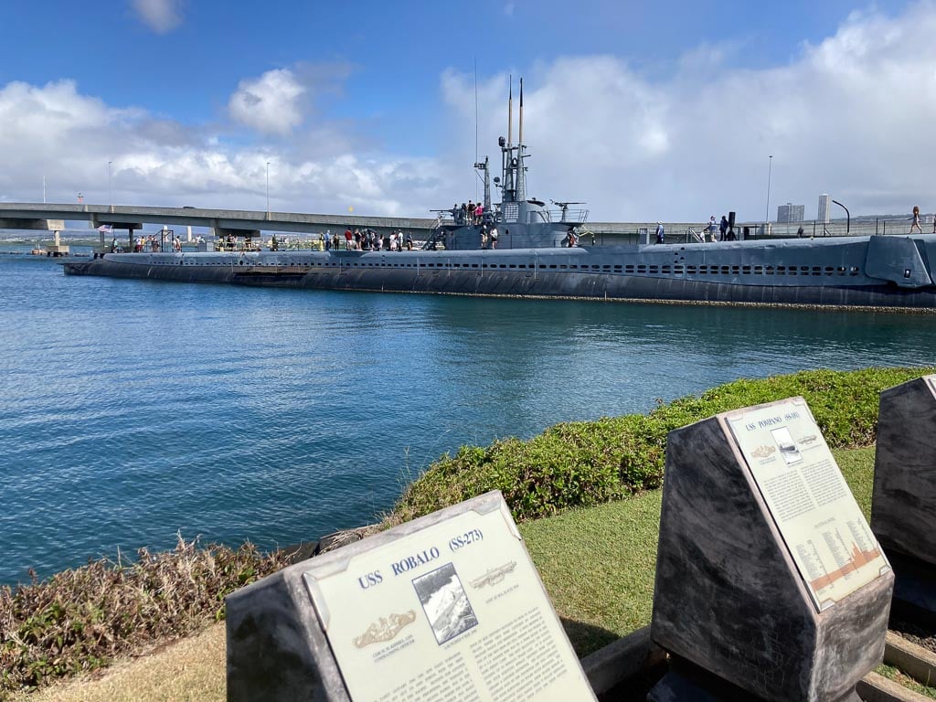 USS Bowfin Submarine at Pearl Harbor National Memorial, Honolulu, Hawaii