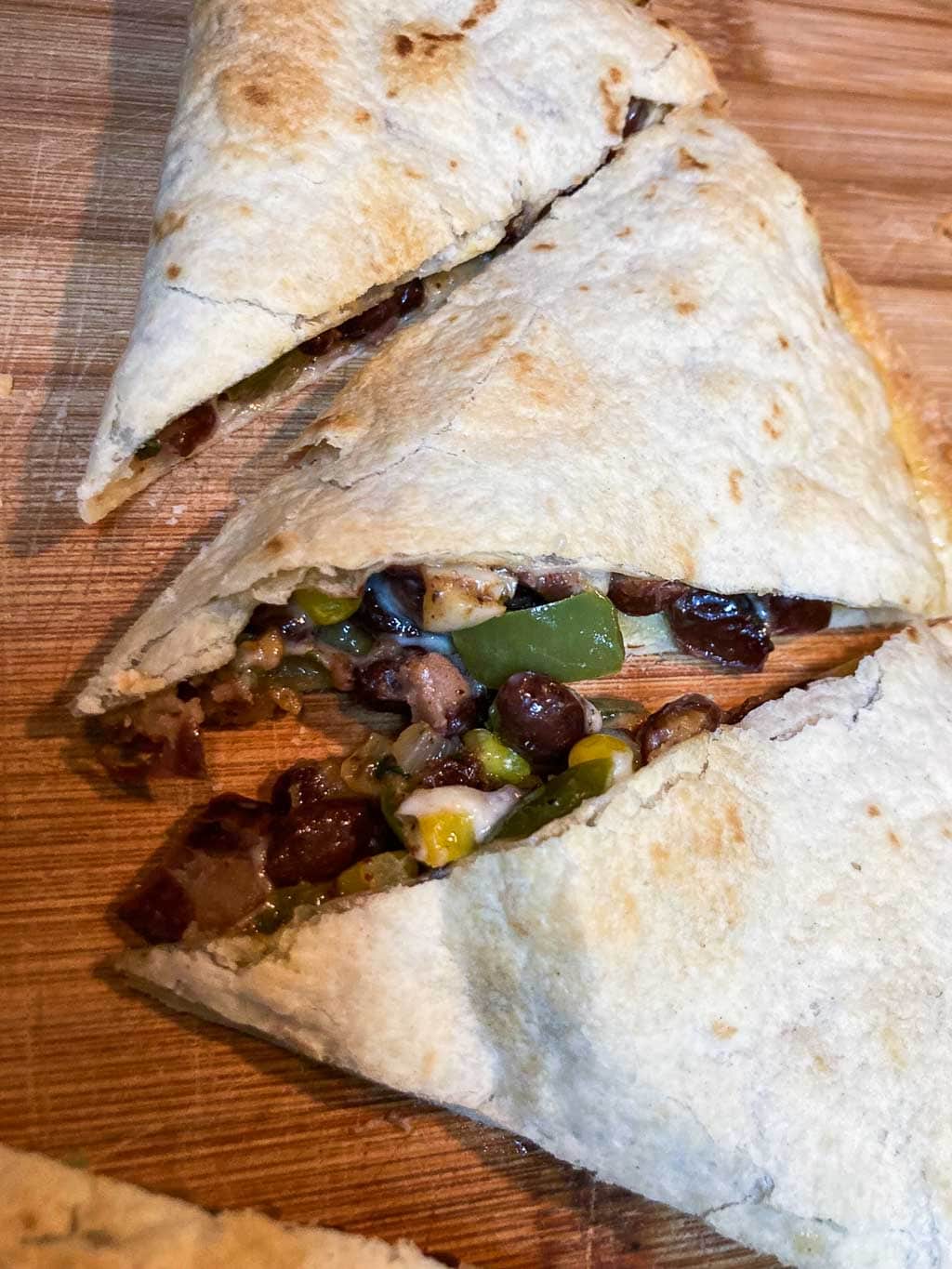 Big Bend National Park inspired Tex-Mex veggie quesadillas recipe