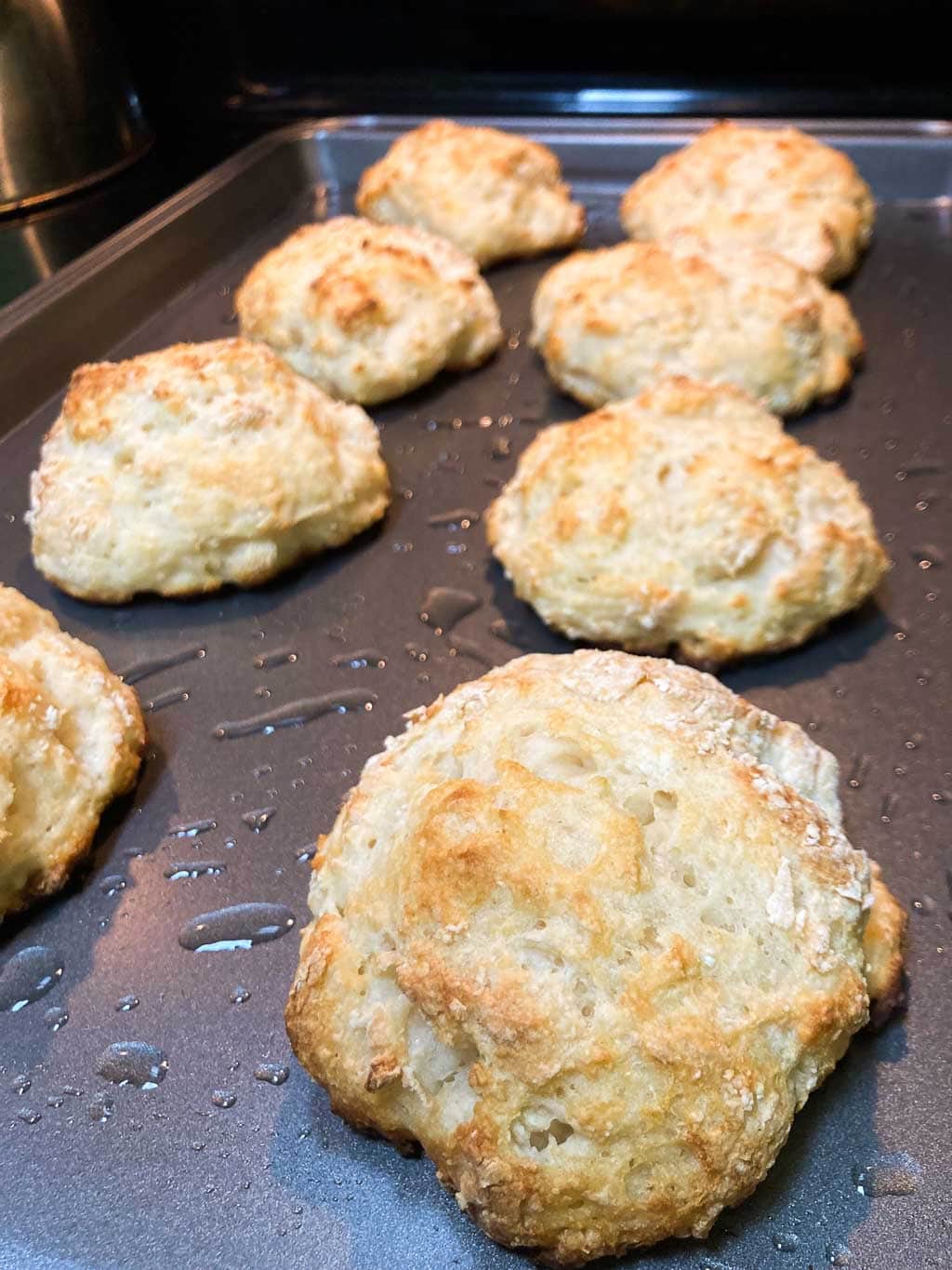 Homemade yogurt biscuits for biscuits and vegetarian gravy