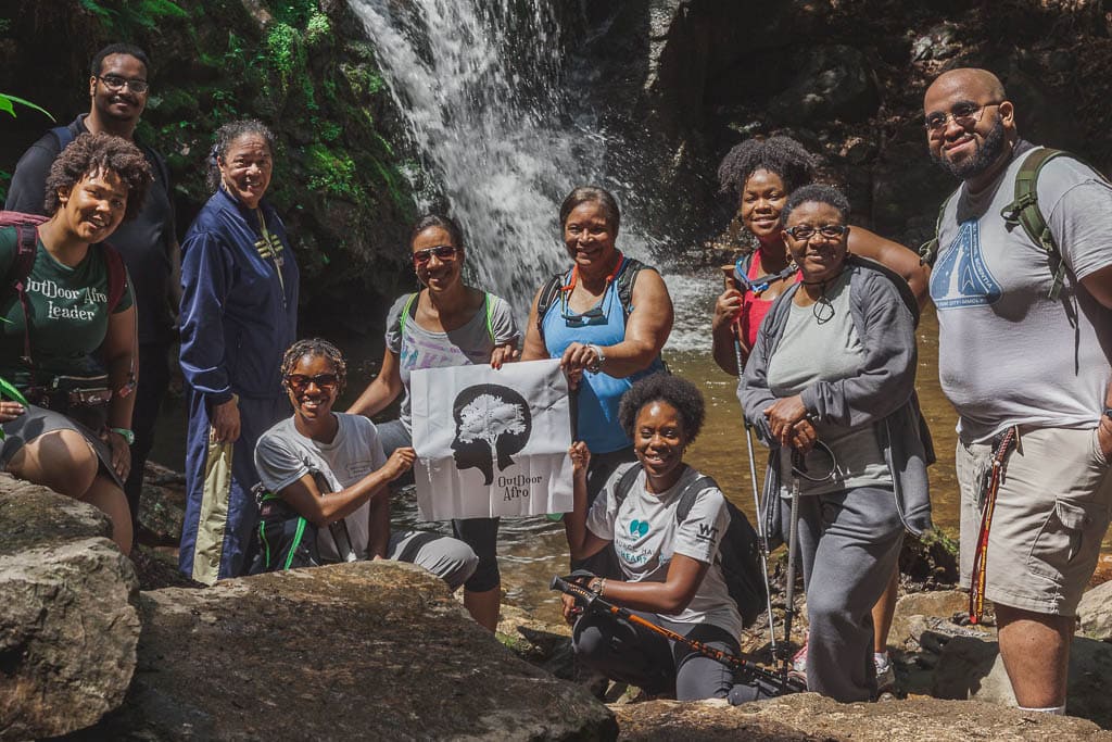 Baltimore Outdoor Afro hikers