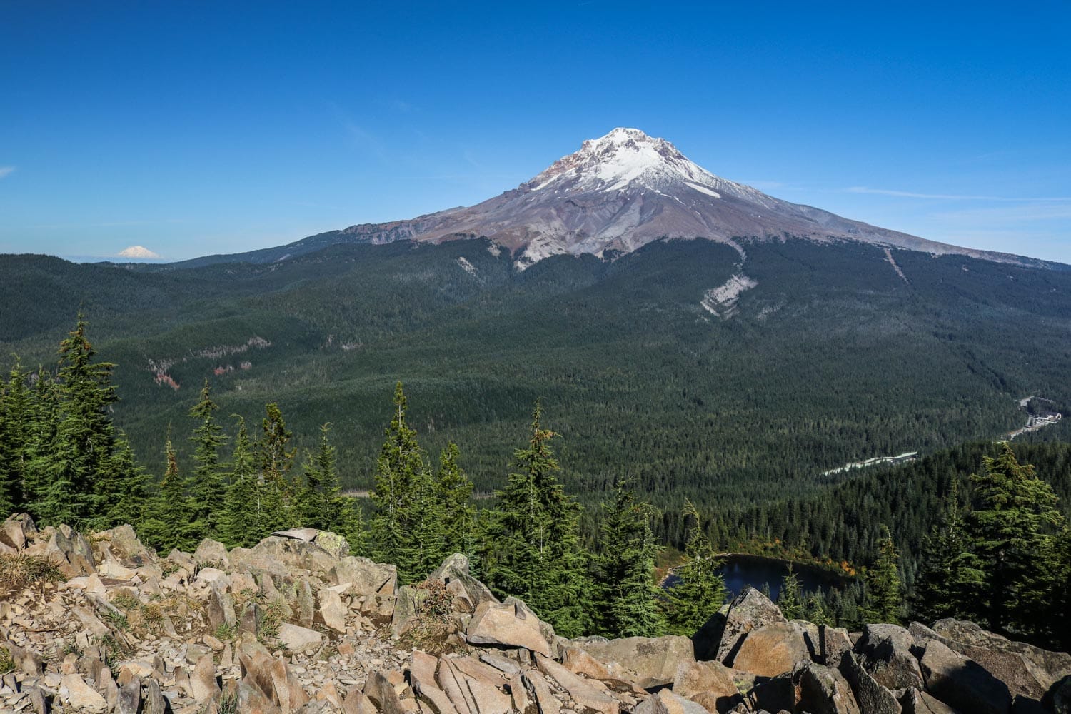 Mount Hood seen from Tom, Dick and Harry Mountain, Oregon