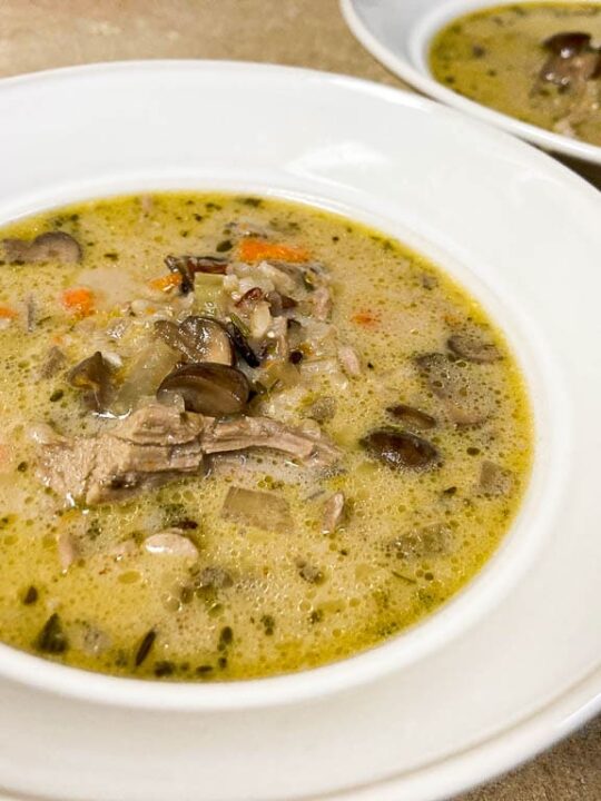 Turkey and wild rice soup recipe