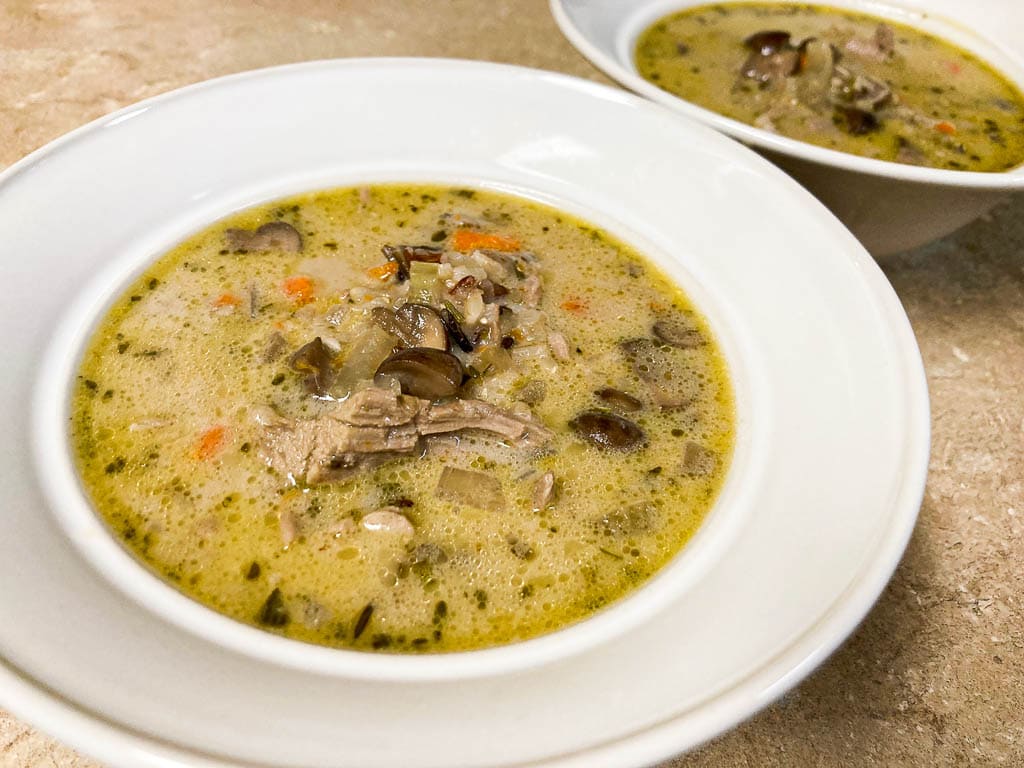 Turkey and wild rice soup recipe