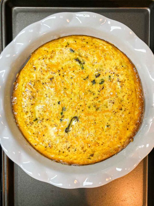Wild mushroom quiche