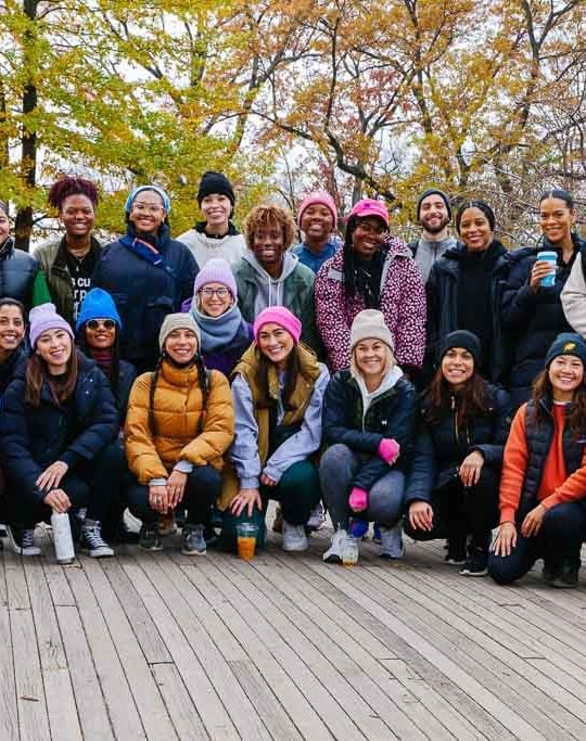 Group of BIPOC women hikers with Hike Clerb