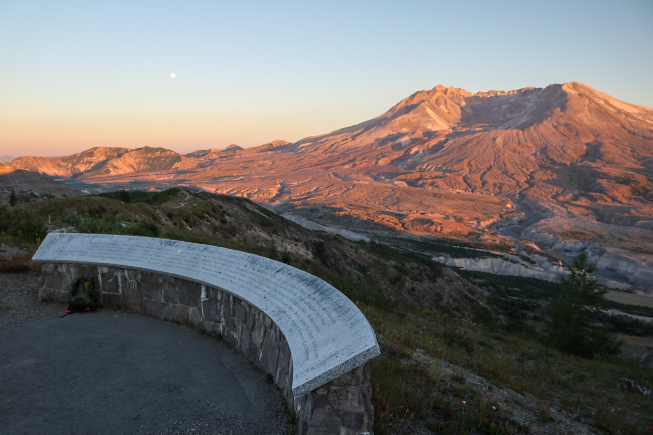 Memorial at Mount St. Helens National Volcanic Monument