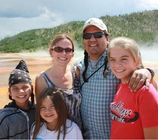 National Park Service Director Chuck Sams and family visit Yellowstone National Park in 2011